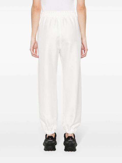 Moncler logo-embroidered track pants - Neutrals
