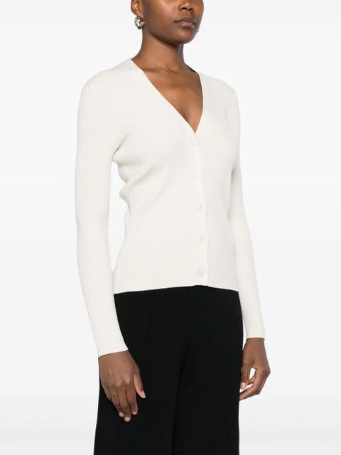 Weekend Max Mara ribbed-knit cardigan - Neutrals