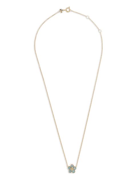 Tory Burch floral-embellished necklace - Gold - zdjęcie produktu nr 1