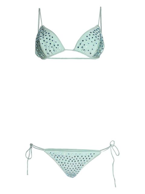 Oséree Gem crystal-embellished bikini - Green - zdjęcie produktu nr 1