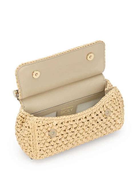 Dolce & Gabbana small Sicily interwoven tote bag - Neutrals