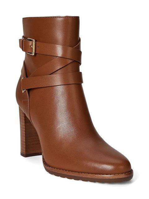 Lauren Ralph Lauren botki skórzane Cllns Bt Hl - zdjęcie produktu nr 1