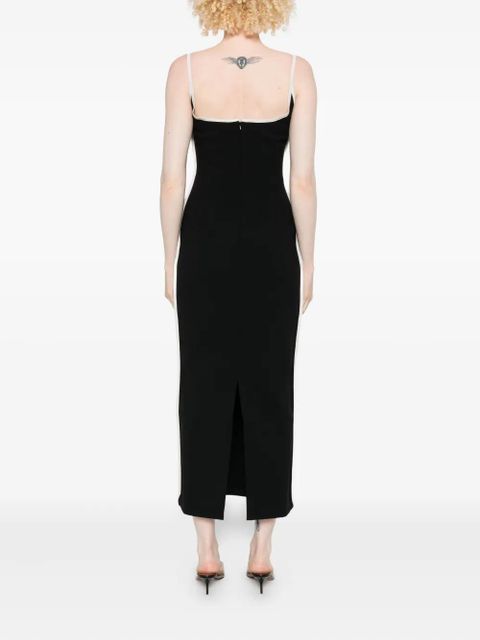 Paris Georgia Heart midi dress - Black