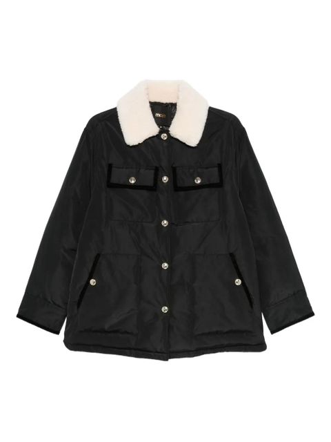 Maje velvet-trimmed jacket - Black - zdjęcie produktu nr 1