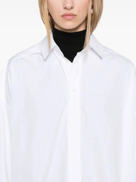 WARDROBE.NYC cotton shirt dress - White