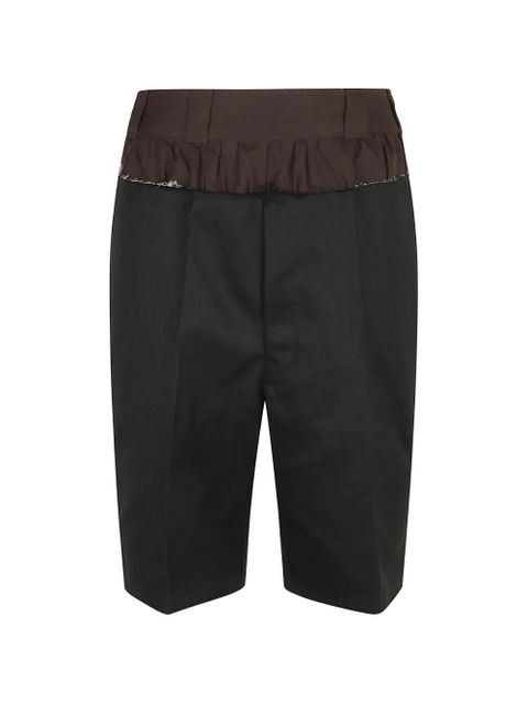 Maison Margiela pleated shorts - Black - zdjęcie produktu nr 1