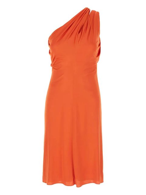 Versace one-shoulder draped midi dress - Orange - zdjęcie produktu nr 1