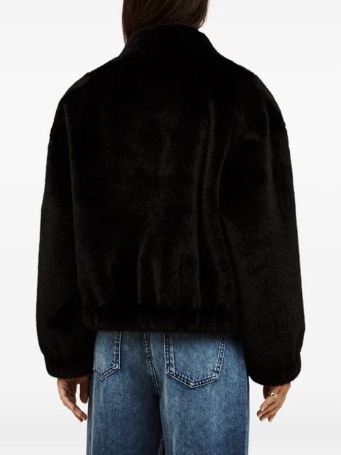 Ba&Sh Paros pockets buttoned coat - Black