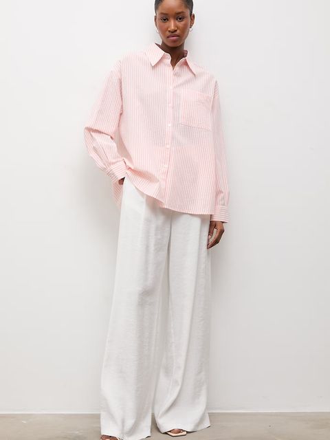 Answear.LAB koszula z dodatkiem lnu - zdjęcie produktu nr 1