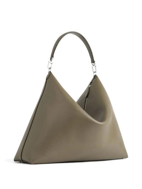 TOTEME Bevel leather shoulder bag - Brown
