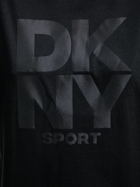 Dkny t-shirt bawełniany damski kolor czarny DP5T1470