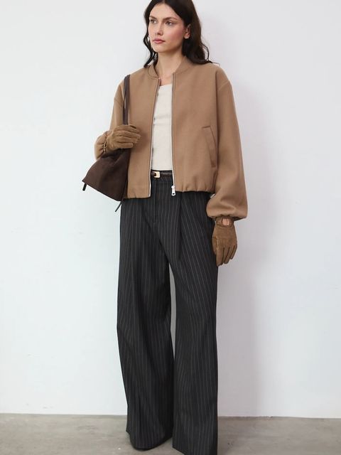 Medicine kurtka bomber kolor beżowy - zdjęcie produktu nr 1