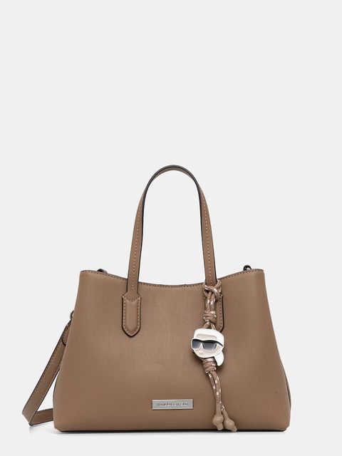 Karl Lagerfeld torebka IKON kolor brązowy B1W30003 - zdjęcie produktu nr 1