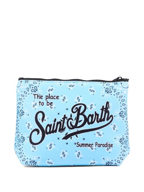 MC2 Saint Barth Aline bandana-print pouch - Blue - zdjęcie produktu nr 2