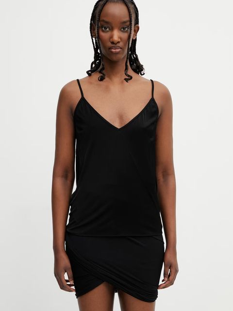 Rick Owens Lilies bluzka na ramiączkach damska z wiskozy - zdjęcie produktu nr 1