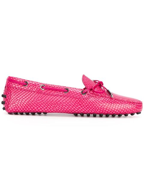 Tod's ribbon tie loafers - Pink - zdjęcie produktu nr 1