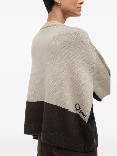 STAUD dropped-shoulder sweater - Neutrals