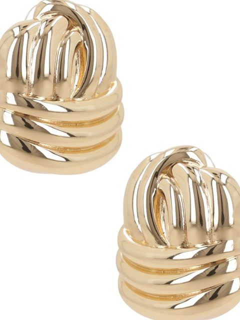 Self-Portrait knotted earrings - Gold - zdjęcie produktu nr 2