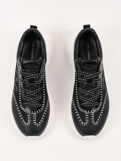 Karl Lagerfeld sneakersy KREEPER RUN damskie kolor czarny KL64418