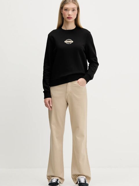 Guess Jeans bluza damska kolor czarny wzorzysta W5BQ07 KC811