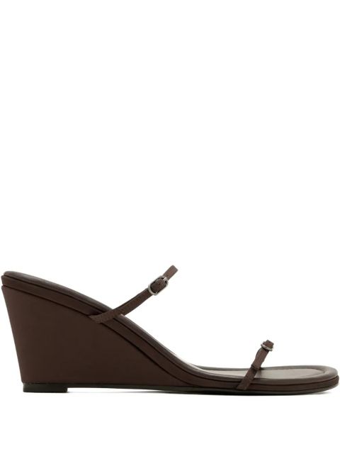 St. Agni Petit wedge strap sandals - Brown - zdjęcie produktu nr 1