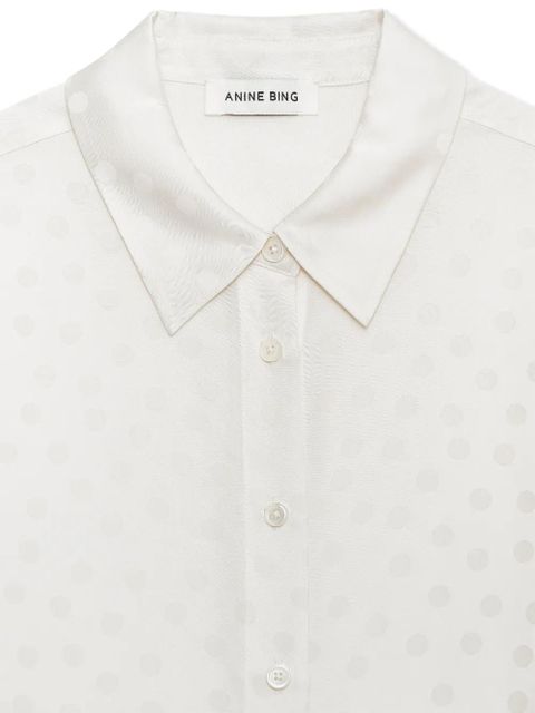 ANINE BING Amanda shirt - Neutrals