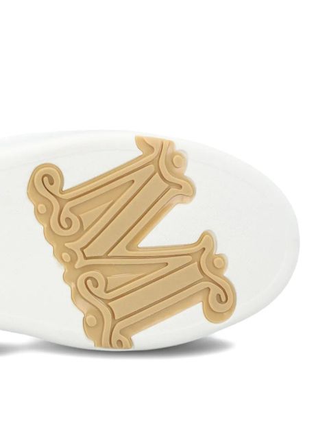 Max Mara suede-leather sneakers - Brown