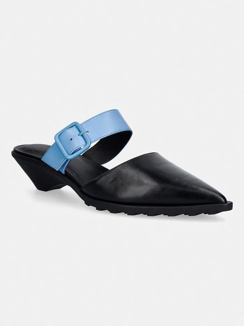 Camper klapki na niskim obcasie damskie skórzane Anita - zdjęcie produktu nr 1