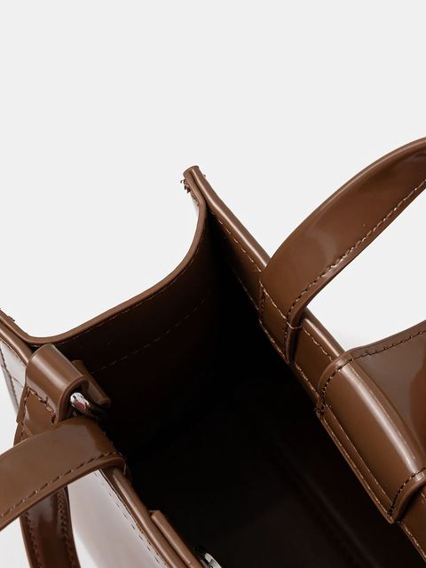 Tommy Jeans torebka kolor brązowy AW0AW17870