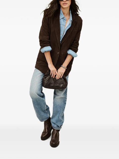 Ba&Sh Mosty single-breasted pocket blazer - Brown - zdjęcie produktu nr 2