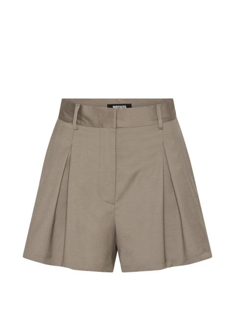 ROTATE BIRGER CHRISTENSEN high-waisted pleated shorts - Grey - zdjęcie produktu nr 1