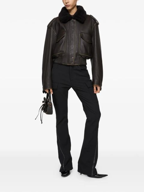 Acne Studios zipped-pocket trousers - Black - zdjęcie produktu nr 2