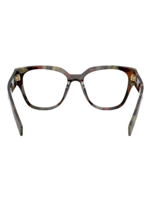 Prada Eyewear PR C06V patterned glasses - Brown - zdjęcie produktu nr 2