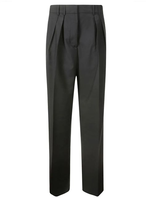 Róhe pleated slim-fit trousers - Grey - zdjęcie produktu nr 1