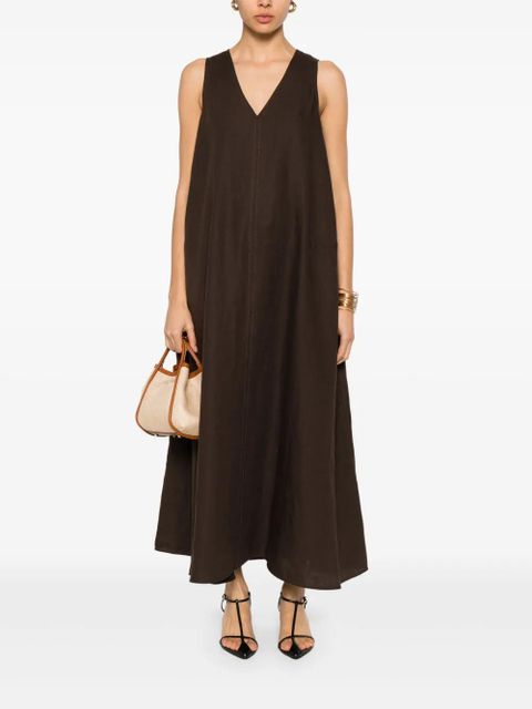 Max Mara Simeone midi dress - Brown