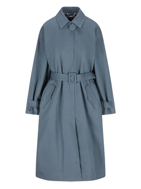 FENDI double-belted quilted coat - Blue - zdjęcie produktu nr 1