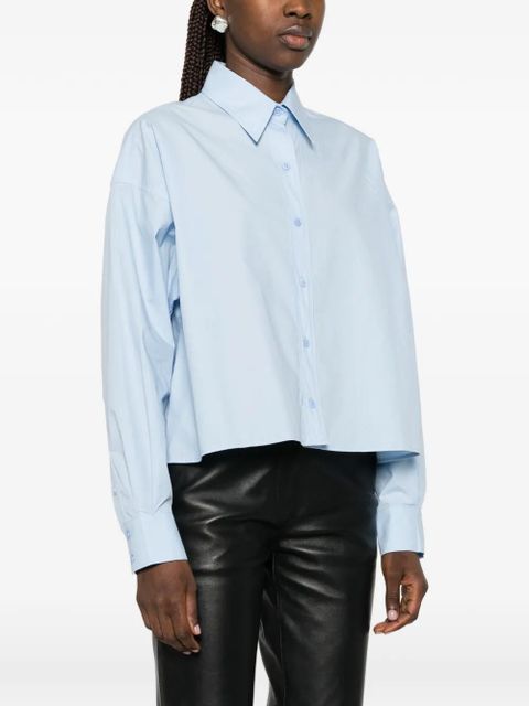 The Frankie Shop Arlen button-fastening shirt - Blue