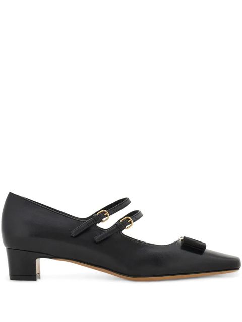 Ferragamo 30mm Vara Bow pumps - Black - zdjęcie produktu nr 1