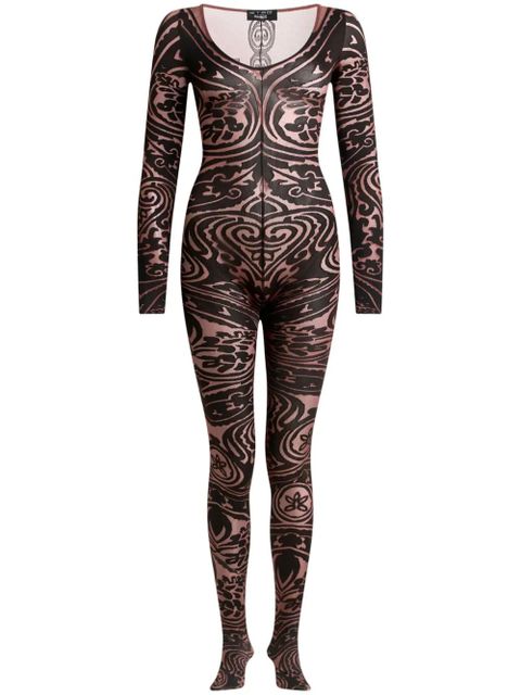 ETRO Paisley Tattoo bodysuit - Red - zdjęcie produktu nr 1