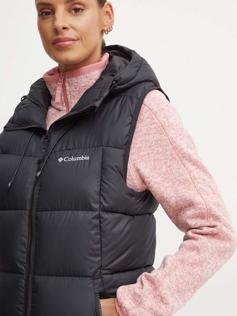 Columbia bezrękawnik Pike Lake Ins II damski kolor czarny zimowy
