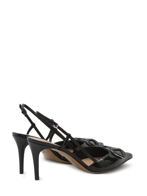 Valentino Garavani 80mm VLogo Signature slingback pumps - Black - zdjęcie produktu nr 2