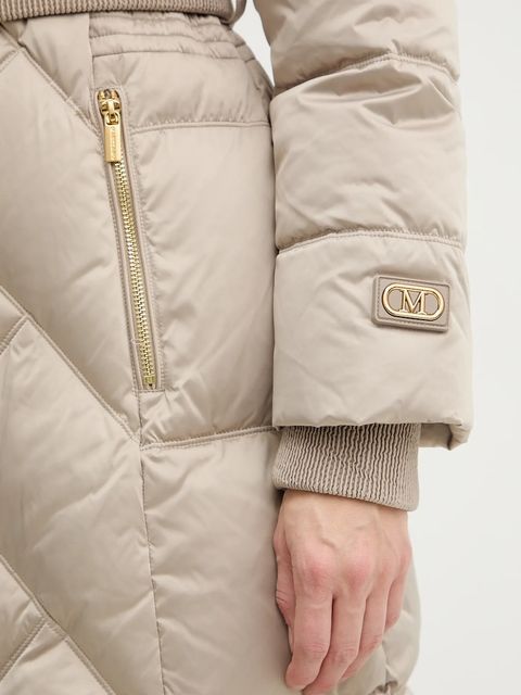 Marciano by Guess kurtka puchowa ELLY kolor beżowy zimowa 5BGL38 7374A