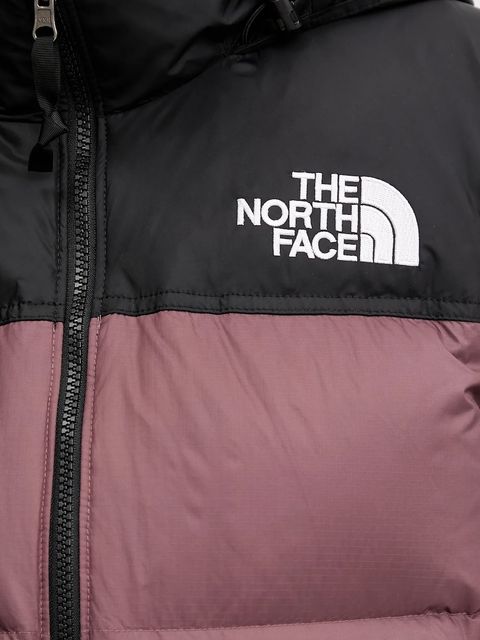 The North Face bezrękawnik puchowy 1996 Retro Nuptse kolor bordowy zimowy NF0A3XEPCAI1