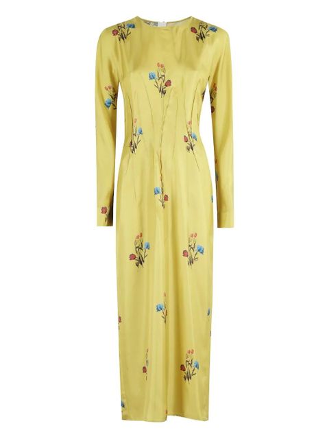 Marni floral-print maxi dress - Yellow - zdjęcie produktu nr 1