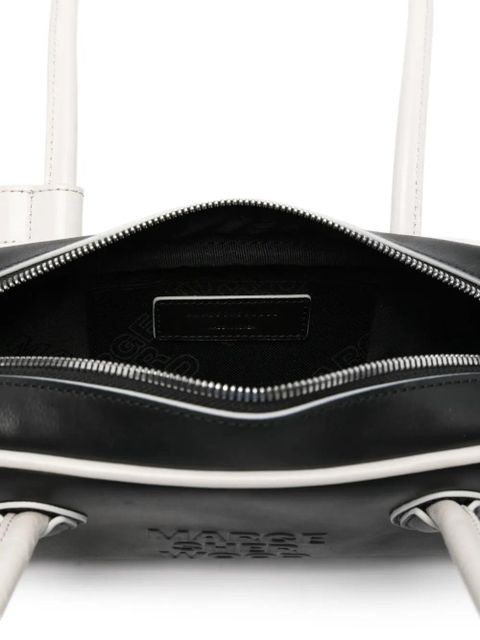 Marge Sherwood crinkle top handle tote bag - Black