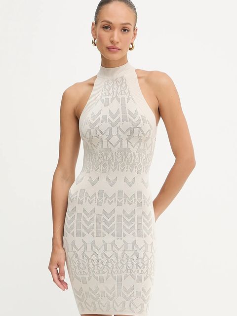 Marciano by Guess sukienka BILLIE kolor beżowy mini dopasowana 5YGK19 5877Z - zdjęcie produktu nr 1