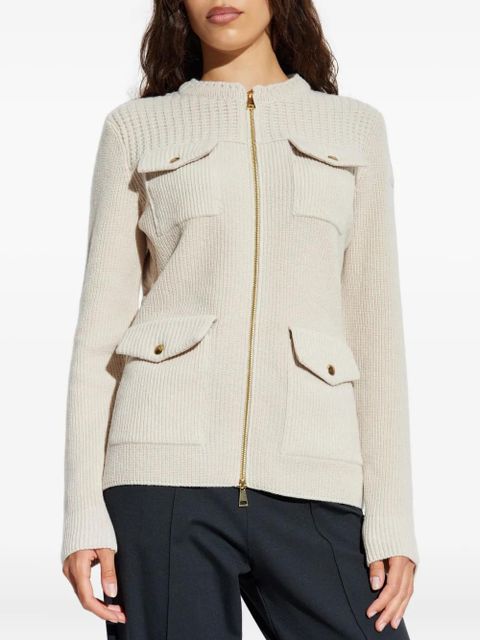 Moncler flap-pockets cardigan - Neutrals