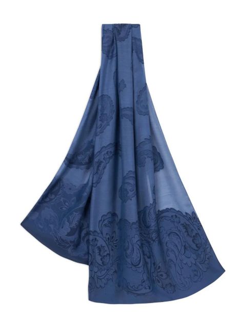 ETRO paisley jacquard scarf - Blue - zdjęcie produktu nr 1
