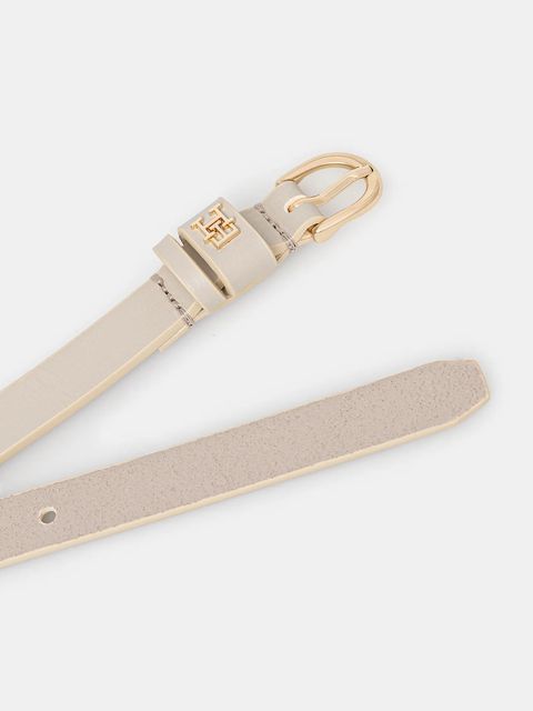 Tommy Hilfiger pasek skórzany damski kolor beżowy AW0AW17759 - zdjęcie produktu nr 2