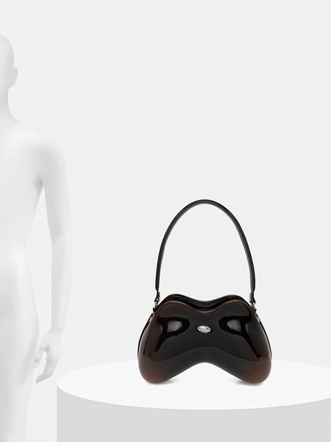 Diesel torebka PLAY DOUBLE-D kolor brązowy X10327.P8008